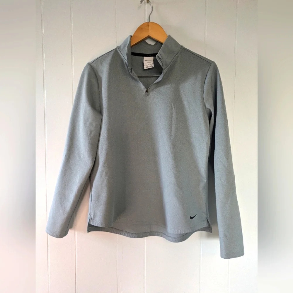 Nike Training Therma Fit Half Zip Sweatshirt Gray size Large